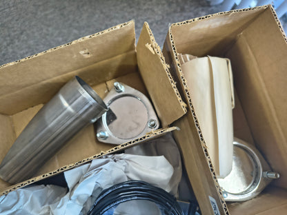 QTP Dual 3" Bolt-On Electric Exhaust Cutout Valves with 2.75" - Weld-On Cutout Pipes